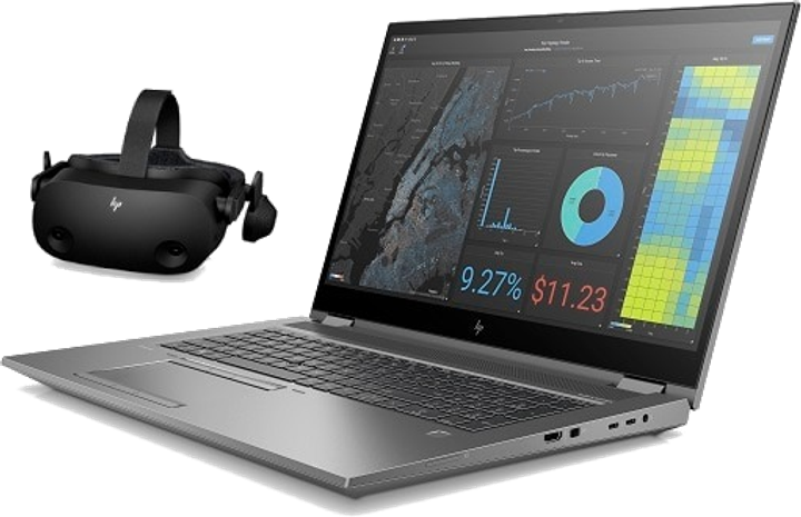 HP HP ZBook G7 — Intel Core i7, 10th Gen · 6GB Graphics, 16GB RAM, 512GB SSD, 17" display
